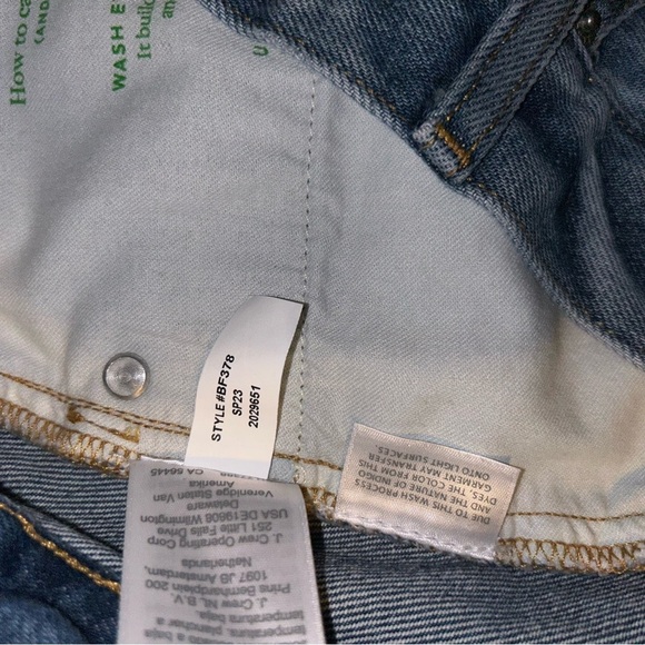 J.crew Relaxed denim jean shorts in Baxter Street wash size 28 us 6 style BF378 - Picture 5 of 6